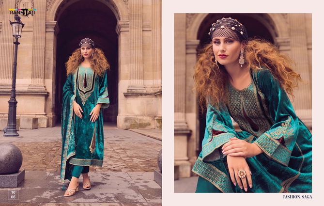 Azalea By Rangati Winter Wear Viscose Velvet Salwar Kameez Wholesale Price In Surat